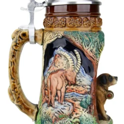 St Bernard Dog Wildlife Grotto Beer Stein -Deals Steinking Store St Bernard Dog Wildlife Grotto Beer Stein K335BSB LS SM 08102.1547158721