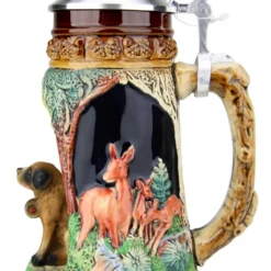 St Bernard Dog Wildlife Grotto Beer Stein -Deals Steinking Store St Bernard Dog Wildlife Grotto Beer Stein K335BSB RS SM 22383.1547158725