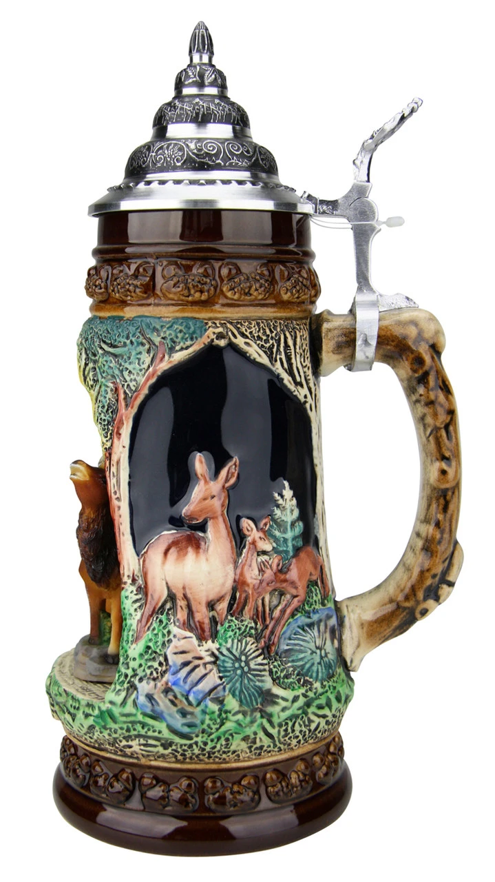 Stag Wildlife Grotto Beer Stein - Image 4