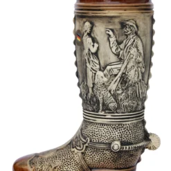 German Ceramic Beer Boot 1 Liter Rustic -Deals Steinking Store Stoneware Beer Boot 1 Liter K378E RS SM 35309.1553612759