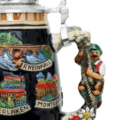 Swiss Horn German Beer Stein -Deals Steinking Store Switzerland German Beer Stein K507BS detail SM 98305.1401732794