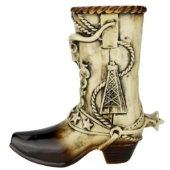 Texas Cowboy Beer Boot 1 Liter | Ceramic -Deals Steinking Store Texas Beer Boot 1 Liter Ceramic KT600E LS SM 82120.1591137901