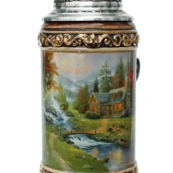 Thomas Kinkade Mountain Paradise Beer Stein