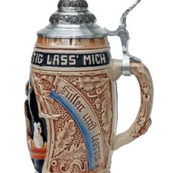 German Couple Barrel Shaped Beer Stein -Deals Steinking Store Traditional German Couple Beer Stein K500 RS SM 11539.1493399753