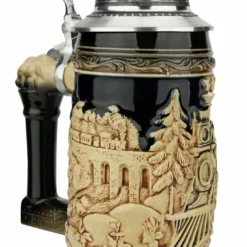 Train Beer Stein | Antique Style -Deals Steinking Store Train Beer Stein Antique Style K940EZ LA SM 96928.1631571572