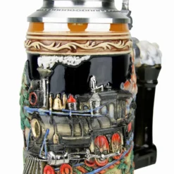 Train Beer Stein