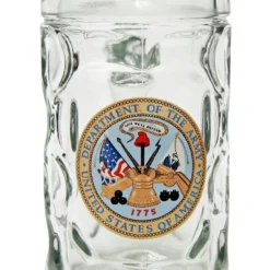 US Army Dimpled Oktoberfest Glass Beer Mug 0.5 Liter -Deals Steinking Store US Army Dimpled Oktoberfest Glass Beer Mug 0.5 Liter BK046A FNT SM 26417.1515712477