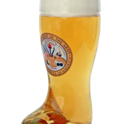 US Army Glass Beer Boot 0.5 Liter