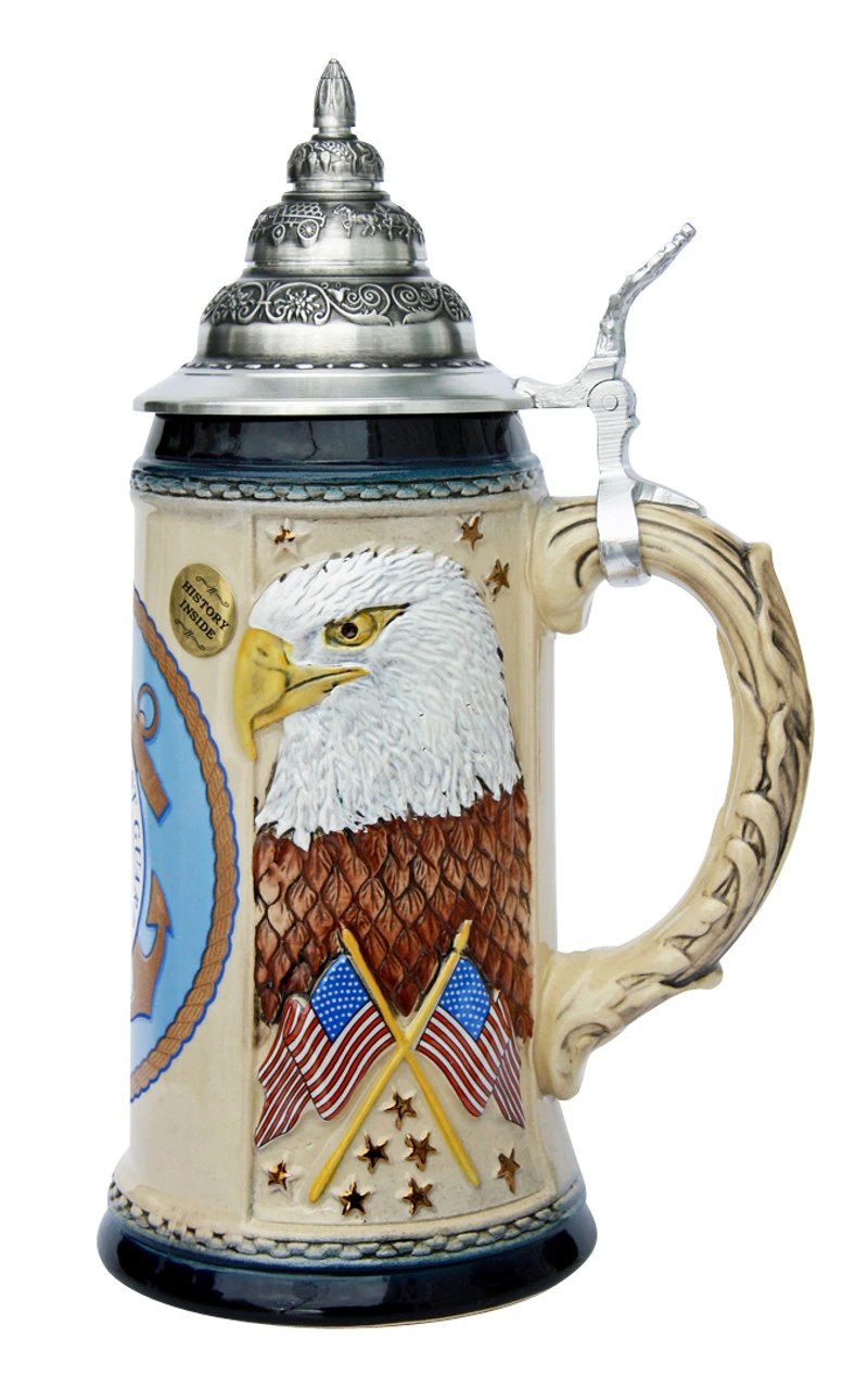 US Coast Guard Beer Stein 4 US Coast Guard Beer Stein - Image 2