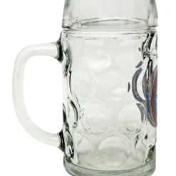 US Navy Dimpled Oktoberfest Glass Beer Mug 0.5 Liter -Deals Steinking Store US Navy Dimpled Oktoberfest Glass Beer Mug 0.5 Liter BK046NV Side SM 40974.1515713321