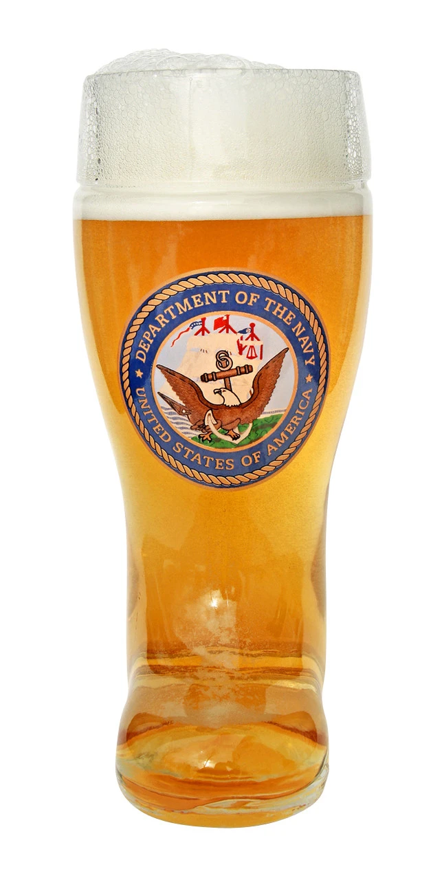 US Navy Glass Beer Boot 1 Liter 4 US Navy Glass Beer Boot 1 Liter - Image 2