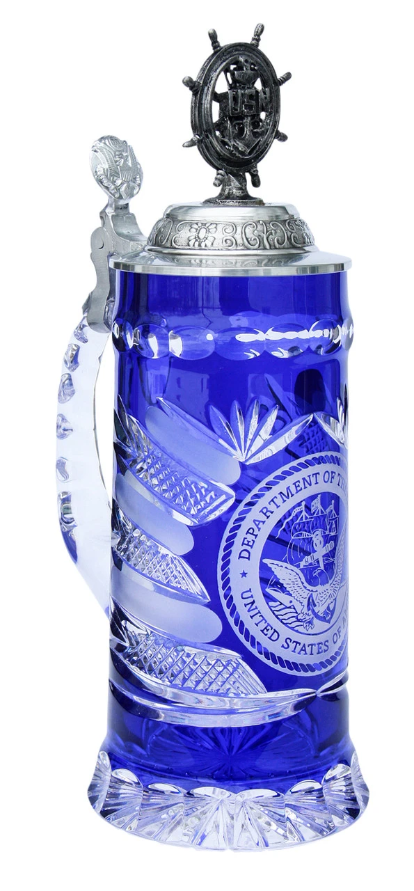 US Navy Lord Of Crystal Beer Stein 4 US Navy Lord Of Crystal Beer Stein - Image 2