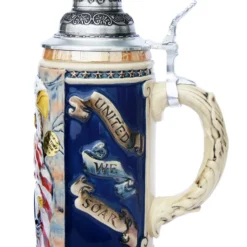 US Air Force Eagle Of Freedom Beer Stein -Deals Steinking Store United We Stand Beer Stein K728 RS SM 81784.1401399304