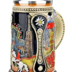 Vienna, Salzburg, Innsbruck Austria Beer Stein -Deals Steinking Store Vienna Salzburg Innsbruck Austria Beer Stein K303WSI RA SM 00696.1490043224