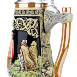 Viking Beer Stein With Axe Handle -Deals Steinking Store Viking Beer Stein with Axe Handle K325 B2 SM 94172.1527115251