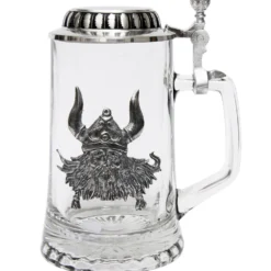 Viking Glass Beer Stein