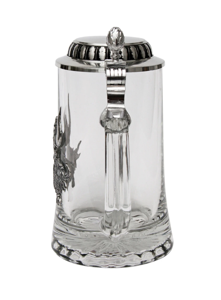 Viking Glass Beer Stein 4 Viking Glass Beer Stein - Image 2