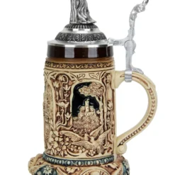 Wedding Beer Stein Antique Style With Pewter Bride And Groom Figure Lid -Deals Steinking Store Wedding Beer Stein Antique Style with Pewter Bride and Groom Figure Lid KT103EL RS SM 92186.1493401401