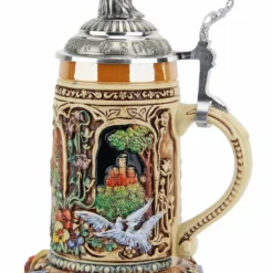 Wedding Beer Stein With Pewter Bride And Groom Figure Lid 11 Wedding Beer Stein With Pewter Bride And Groom Figure Lid -Deals Steinking Store Wedding Beer Stein with Pewter Bride and Groom Figure Lid KT103BL RS SM 29111.1493400891