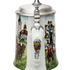 Zimmermann Wedding March Porcelain Beer Stein 8 Zimmermann Wedding March Porcelain Beer Stein -Deals Steinking Store Wedding March Porcelain Beer Stein Z9453 Back SM 70054.1493400301