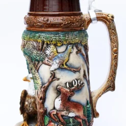 Wildlife Grotto With Eagle 2 Liter Beer Stein -Deals Steinking Store Wildlife Grotto with Eagle 2 Liter Beer Stein K335B RS SM 93538.1378586721