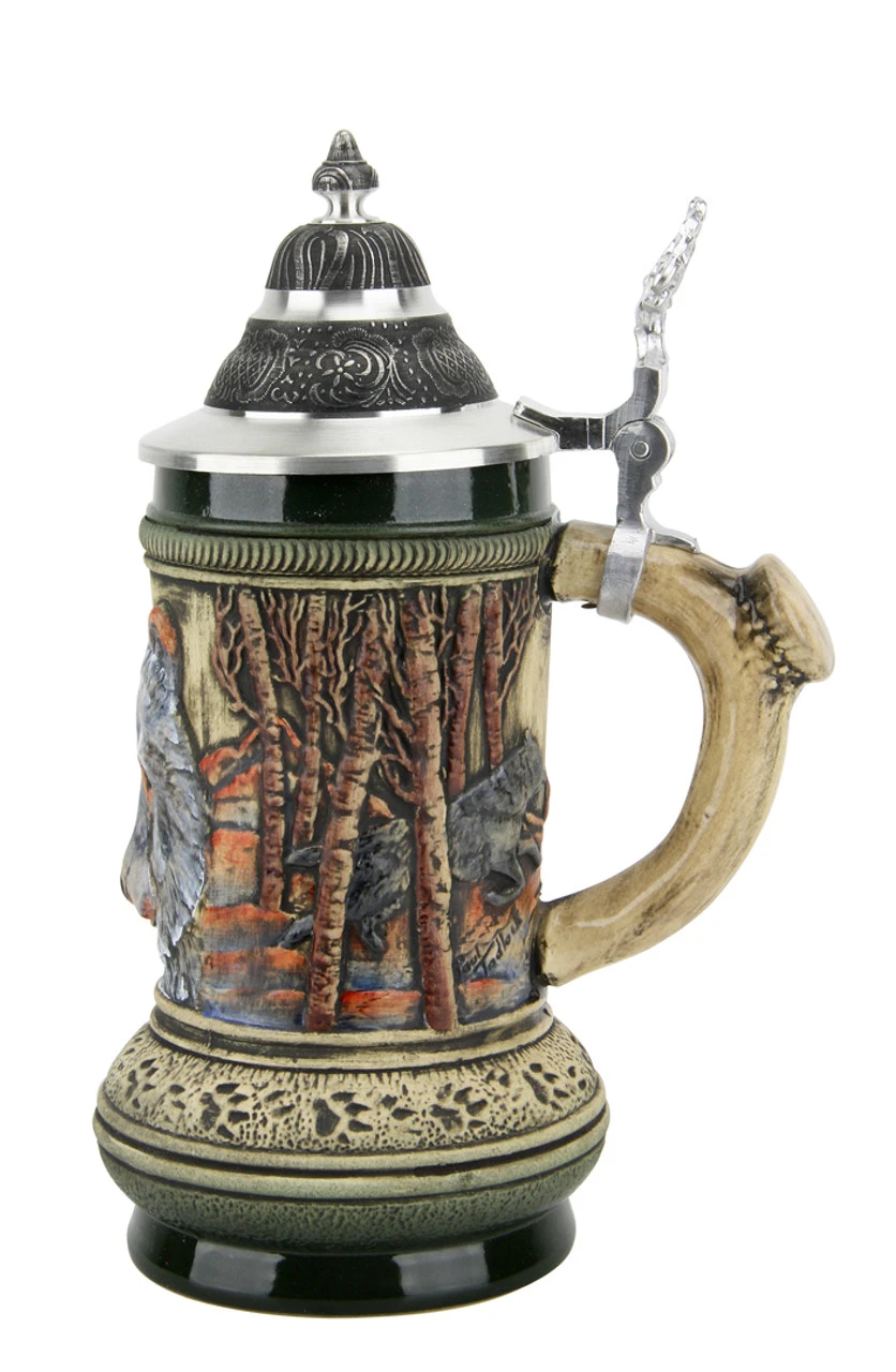 Wolf Beer Stein 7 Wolf Beer Stein - Image 5